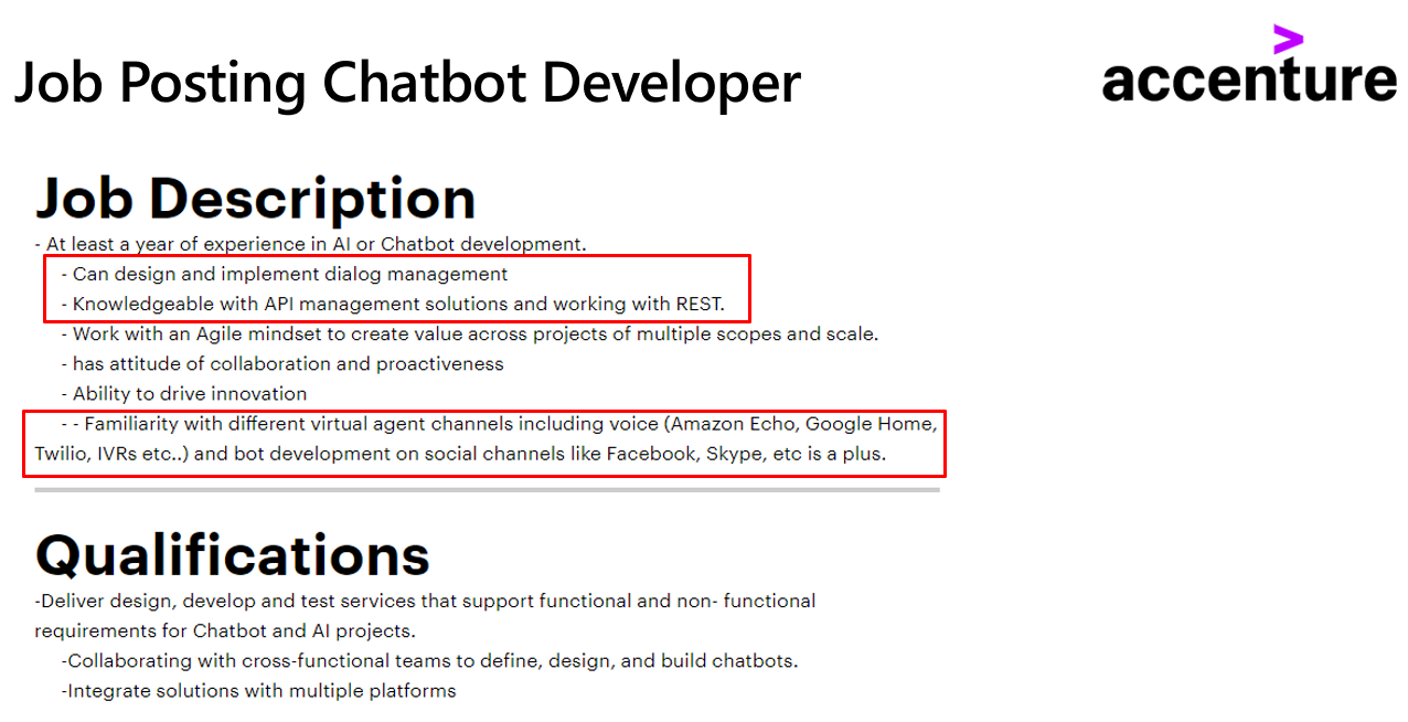 Chatbot developer jobs